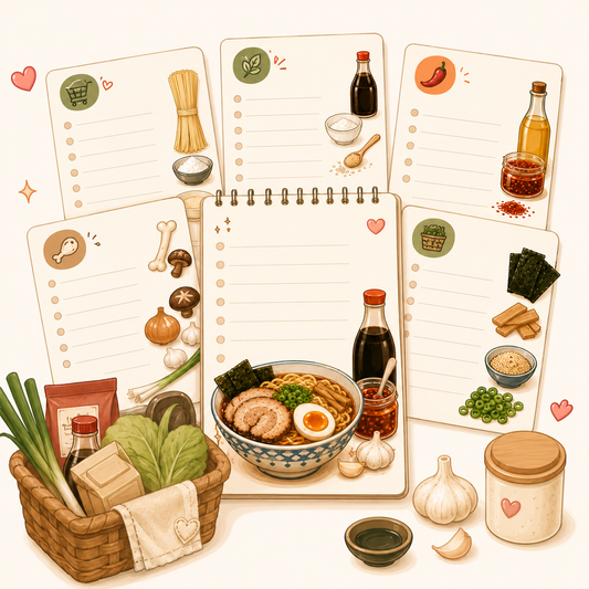 Ramen Grocery & Pantry Checklist Pack