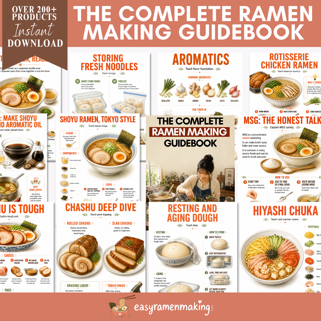 The Complete Homemade Ramen Making Guidebook